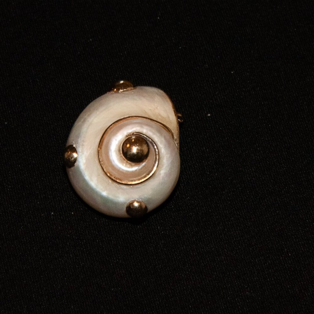 Maz 14K and Mother of Pearl Pendant